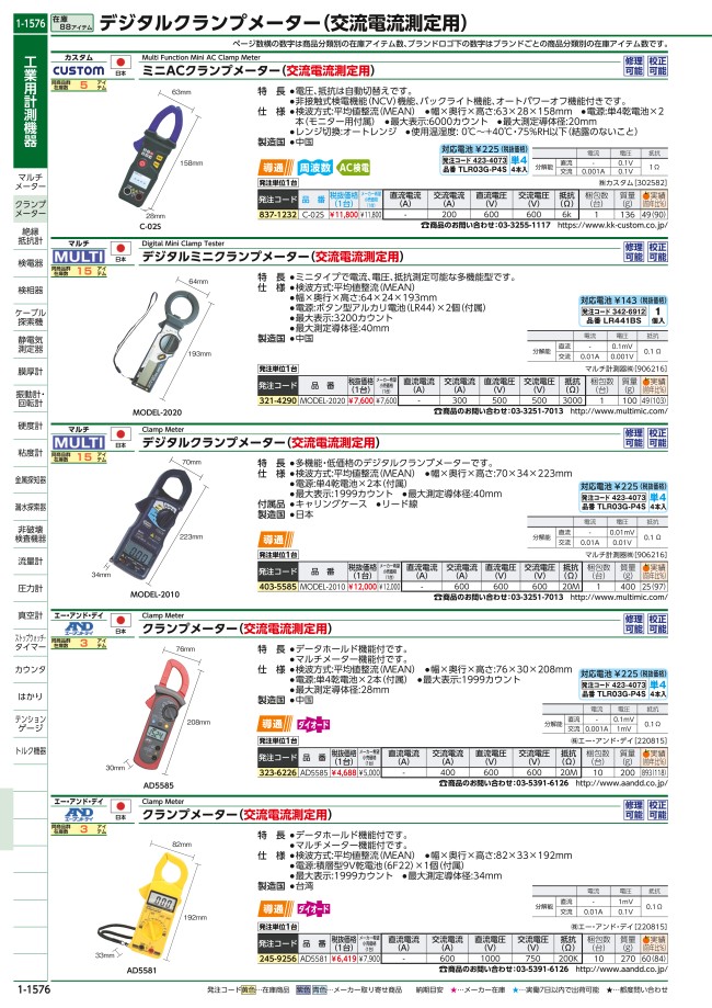 日置電機 株 HIOKI ACクランプメータ CM3291 CM3291 期間限定 ポイント10倍 - 13