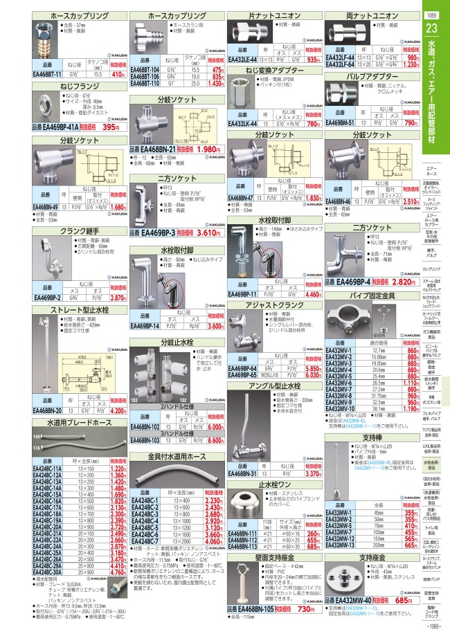 休日限定 エスコ esco 呼13x900mm水道用ブレードホース EA424BC-20A