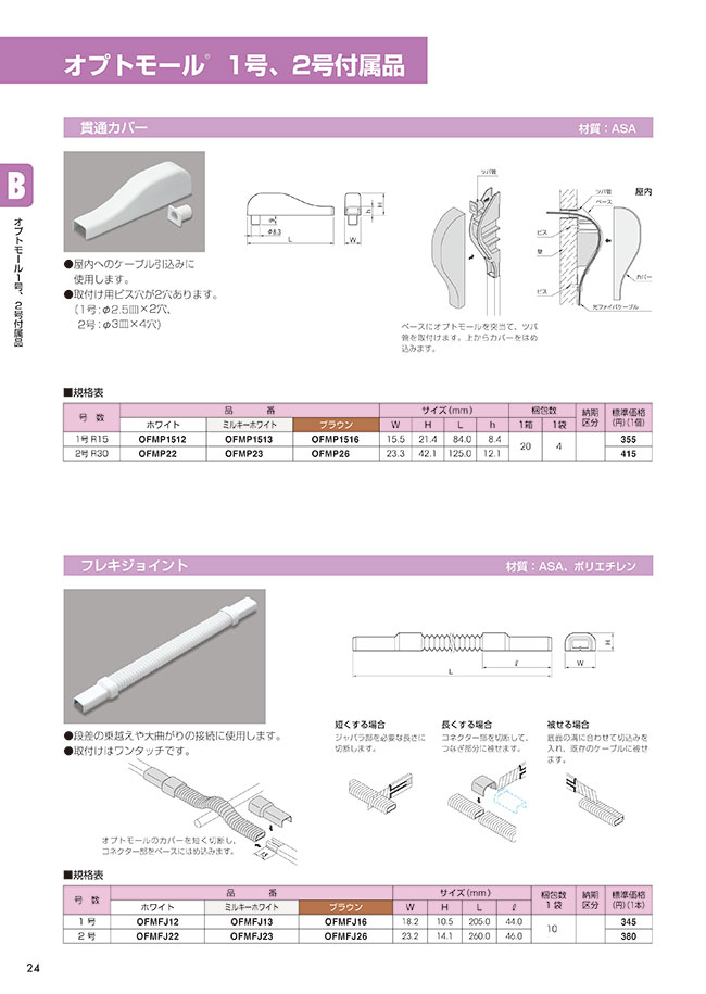 オプトモール 1号 2号付属品 フレキジョイント マサル工業 Misumi Vona ミスミ