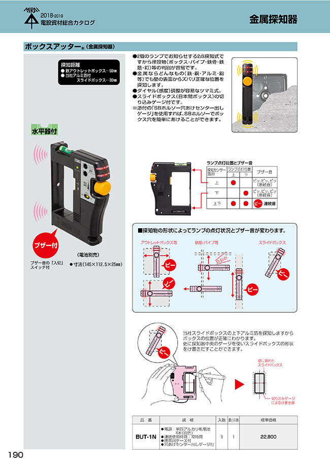 BUT-1N | ボックスアッター （金属探知器） | 未来工業 | MISUMI-VONA 
