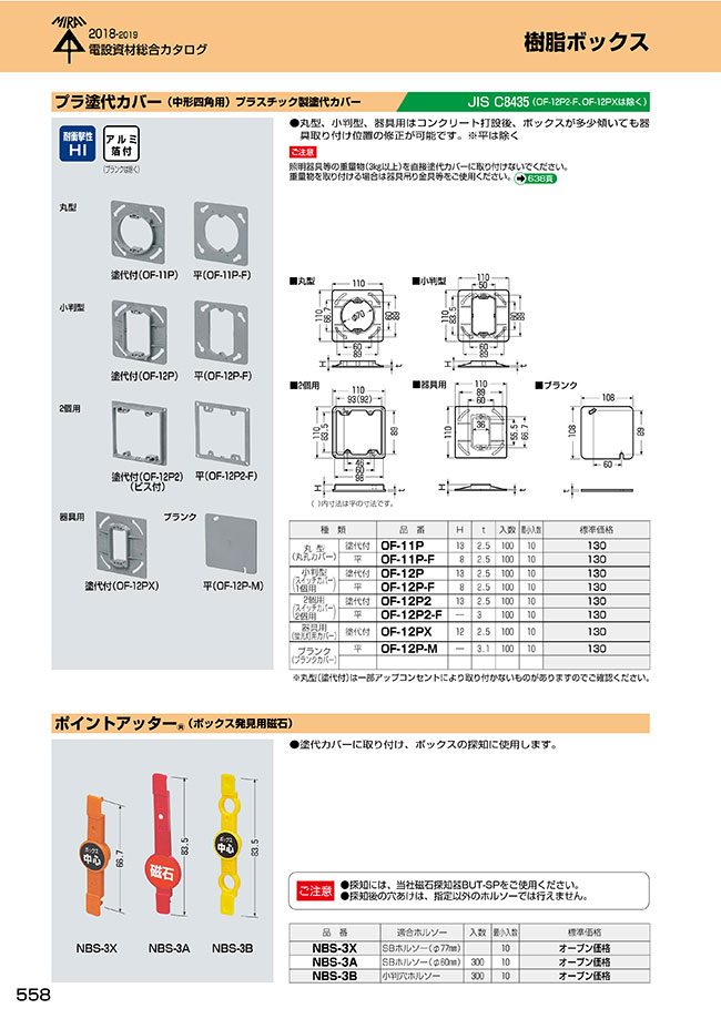 NBS-3B | ポイントアッター （ボックス発見用磁石） | 未来工業 | MISUMI-VONA【ミスミ】