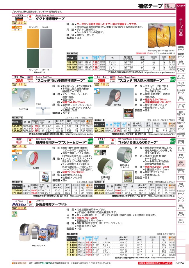 スコッチR 強力多用途補修テープ スリーエムジャパン MISUMI(ミスミ)