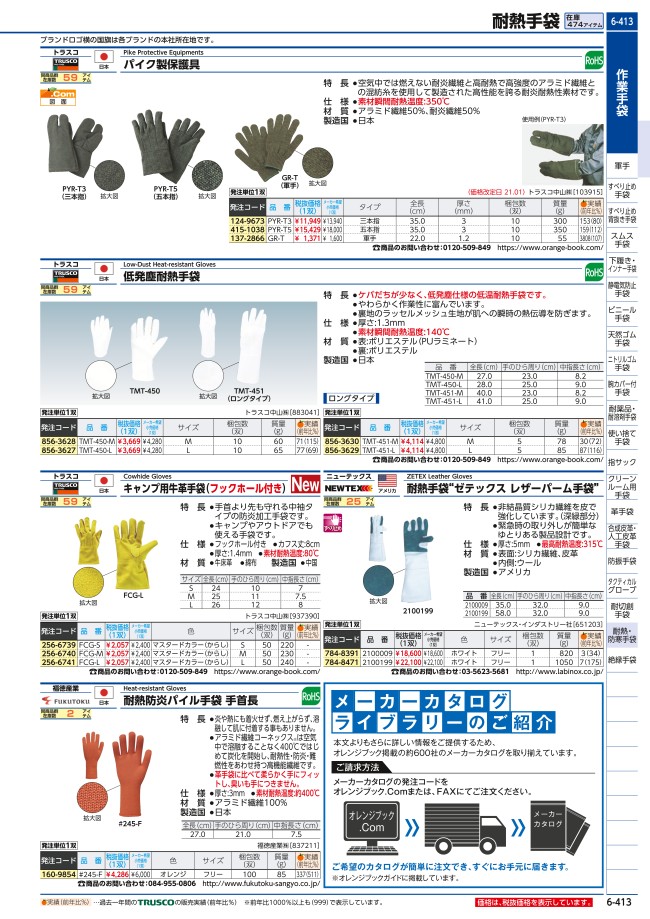 パイク製保護具 手袋 トラスコ中山 MISUMI(ミスミ)