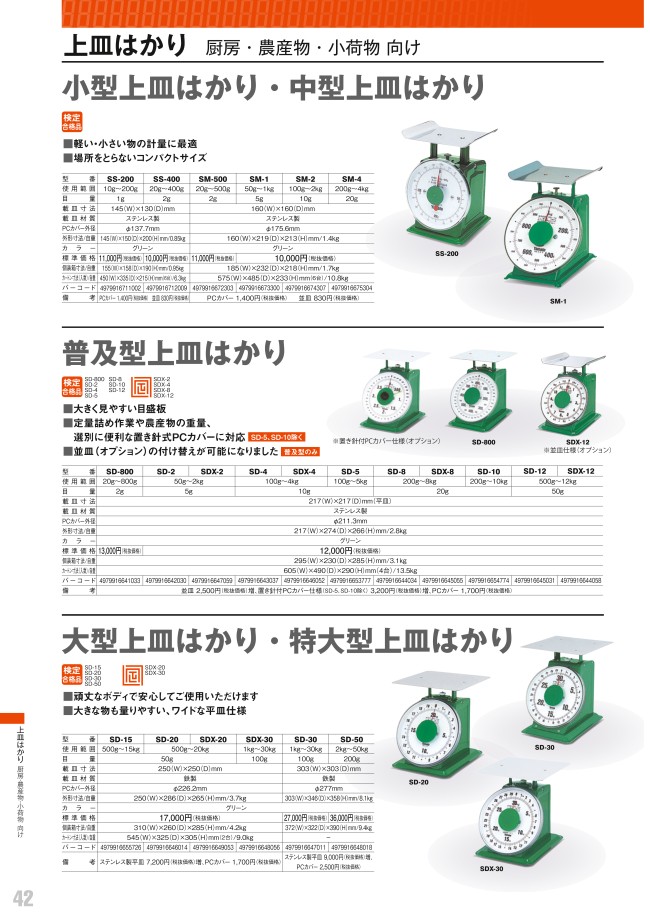 ヤマト 大型上皿はかり SDX-30(30kg) | 大和製衡 | MISUMI-VONA【ミスミ】